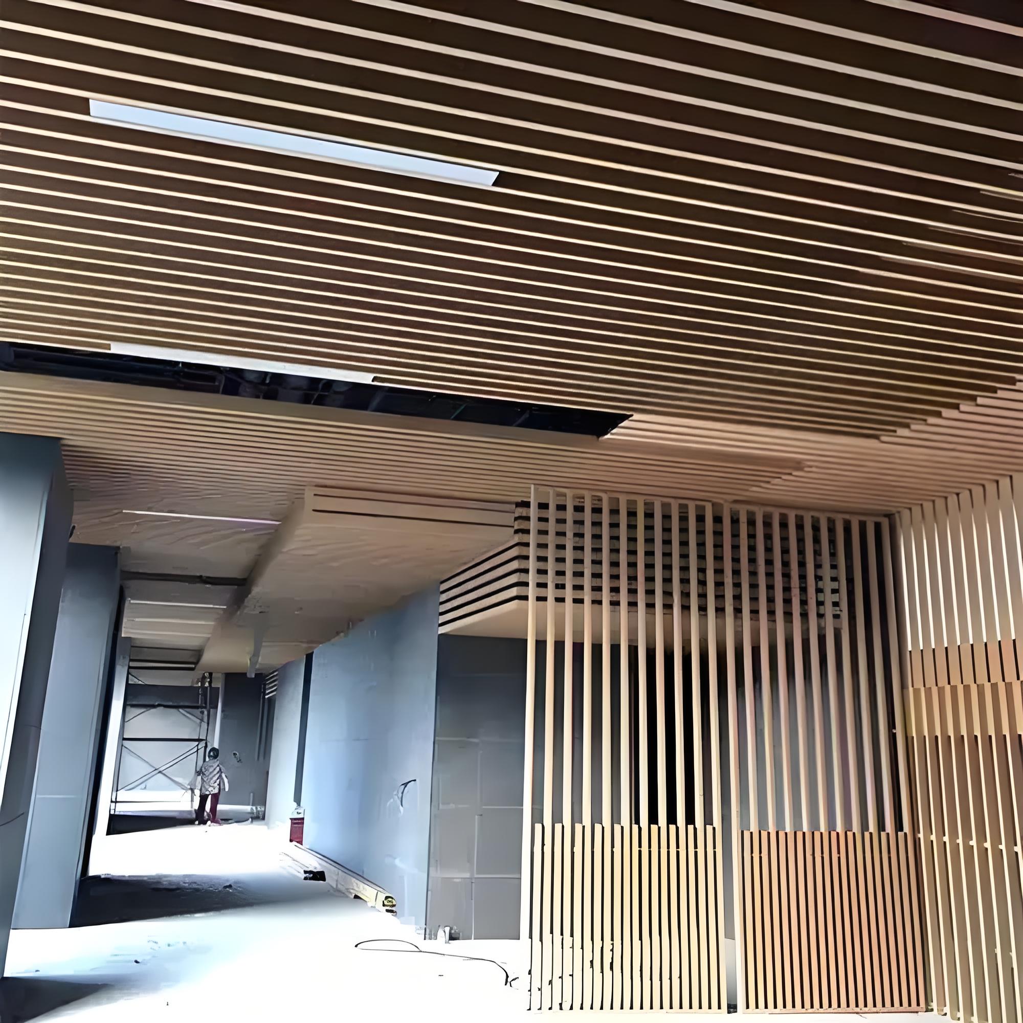 Vilka är applikationsscenarierna för aluminium Square Aluminium Veneer Grille?